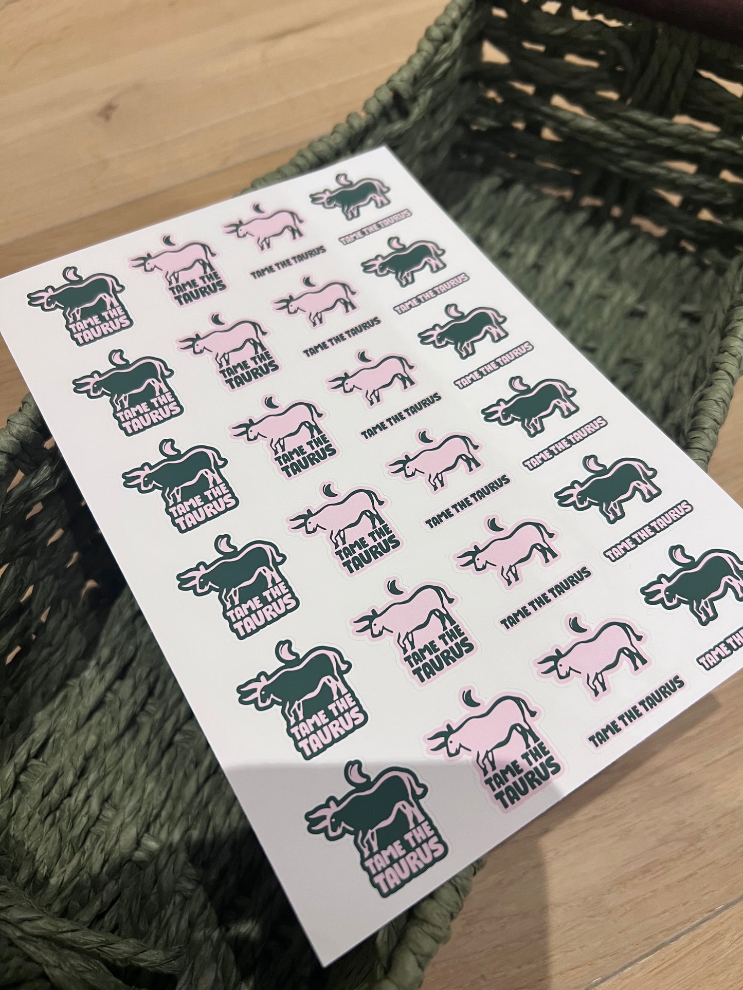 Taurus Tamer stickers